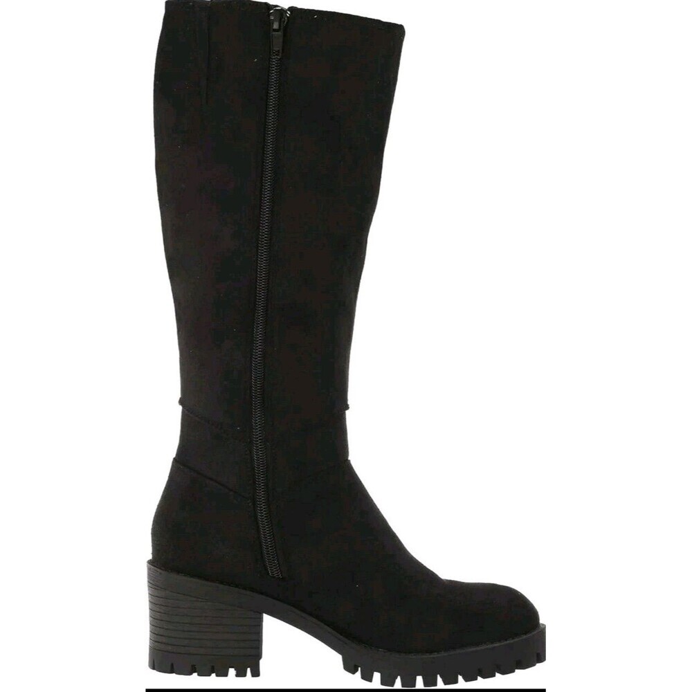 Bella Vita Women's Lorielle Riding Boots Sz 9WW Plus Wide Calf Suede Black New - Picture 6 of 9